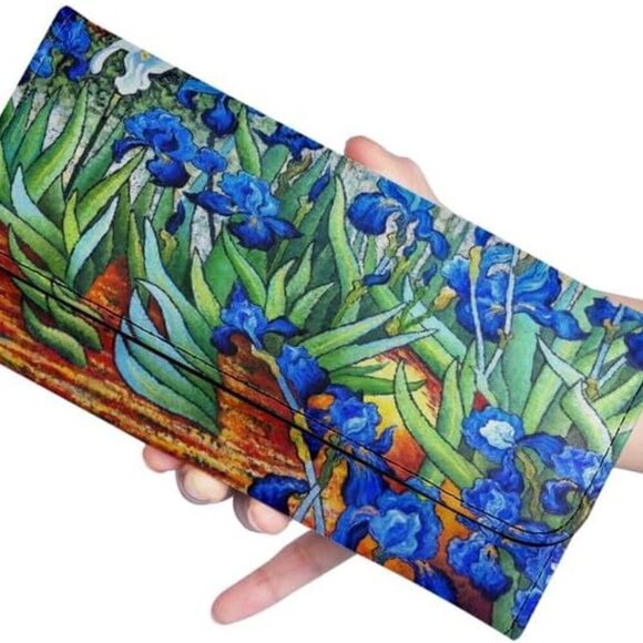 PU Leather Trifold Wallet for Women Large Capacity Credit Card Cash Holder - Picture 3 of 7